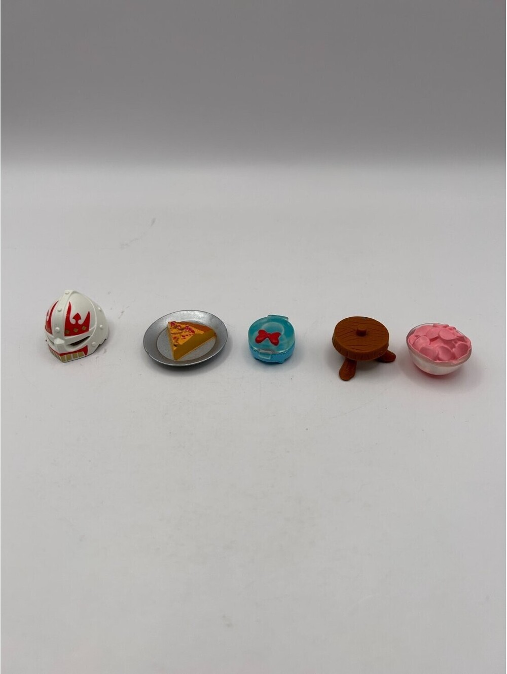 Mixed Miniature Toy Accessories Lot Playmobil Helmet Spin Master Food